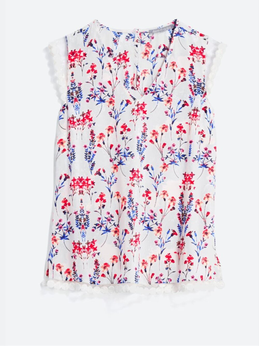 The Daniel Rainn Sofie Crochet Detail Blouse